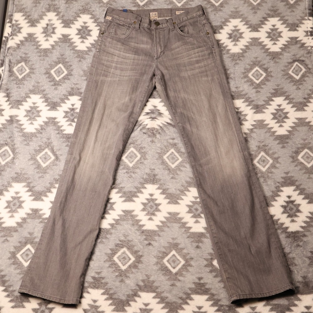 Citizens of Humanity Sid Grey Straight Leg Jeans 30x33 Distressed Grunge